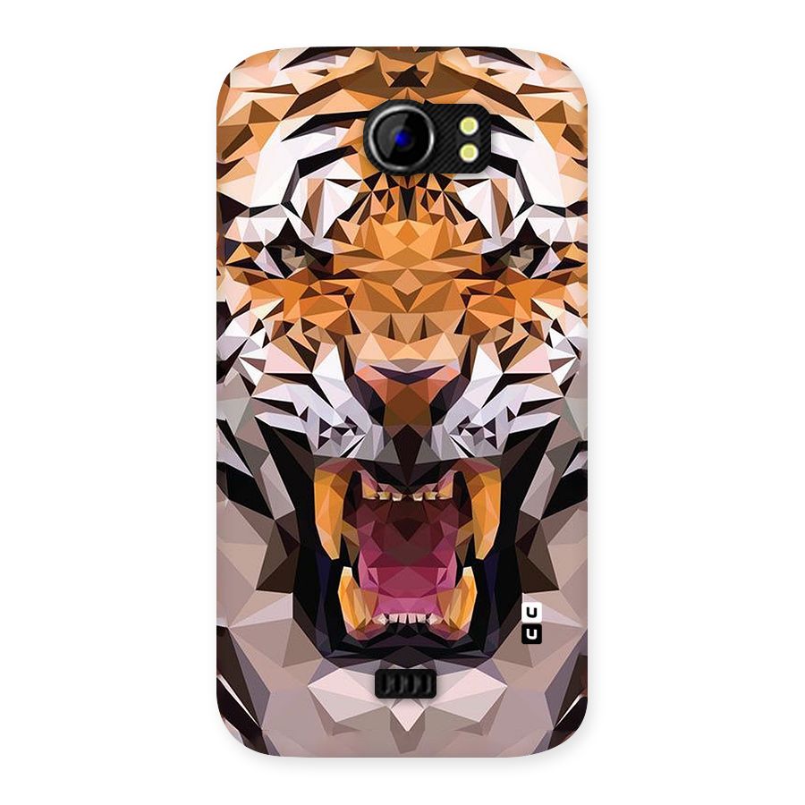 Tiger Abstract Art Back Case for Micromax Canvas 2 A110