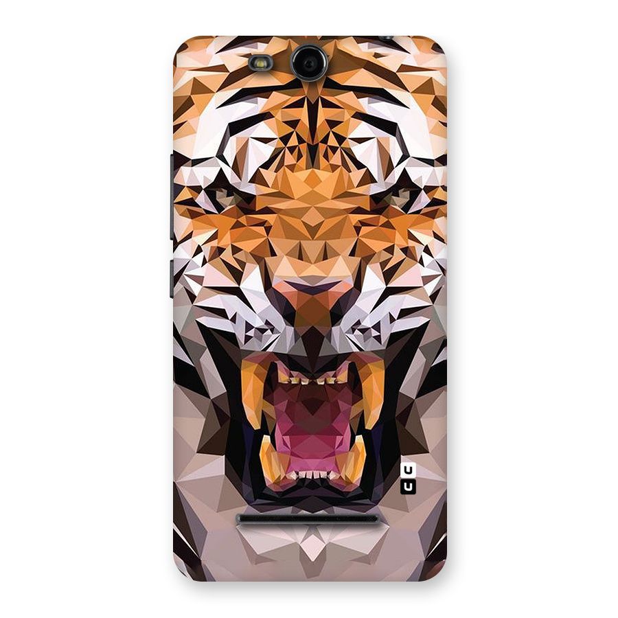 Tiger Abstract Art Back Case for Micromax Canvas Juice 3 Q392