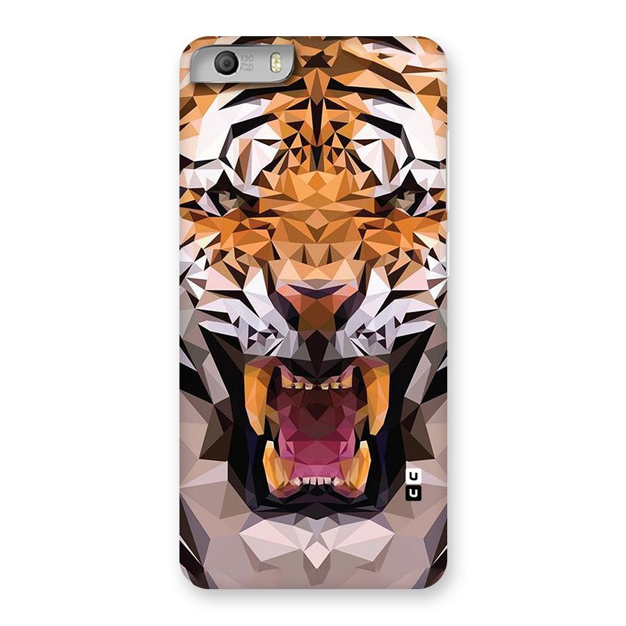 Tiger Abstract Art Back Case for Micromax Canvas Knight 2