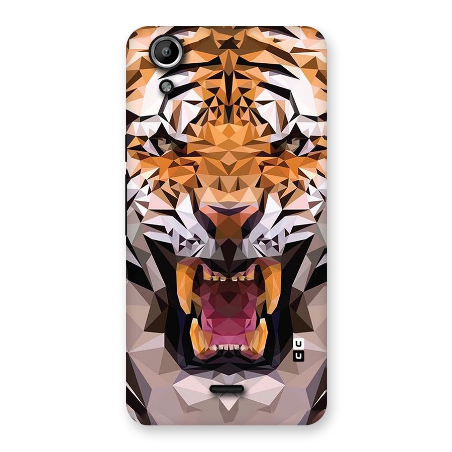 Tiger Abstract Art Back Case for Micromax Canvas Selfie Lens Q345