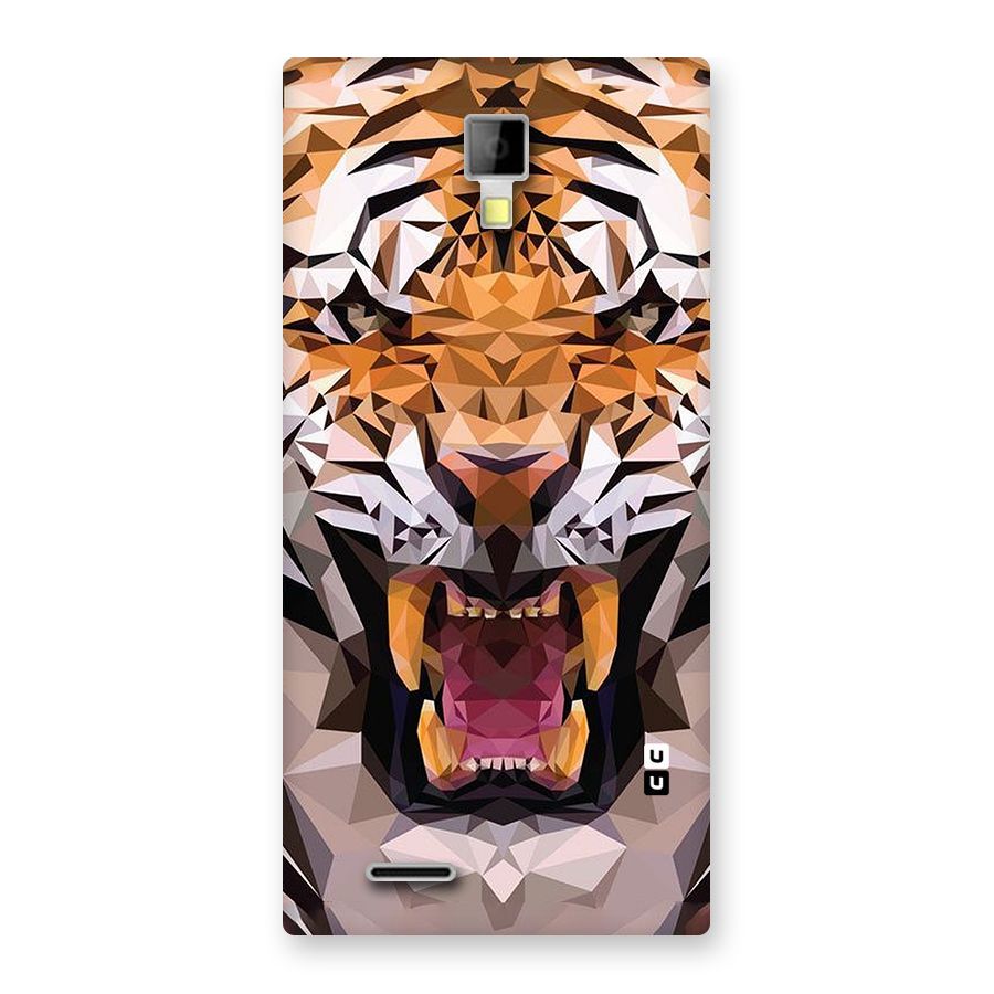 Tiger Abstract Art Back Case for Micromax Canvas Xpress A99