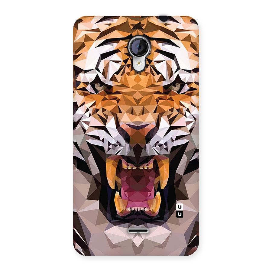 Tiger Abstract Art Back Case for Micromax Unite 2 A106