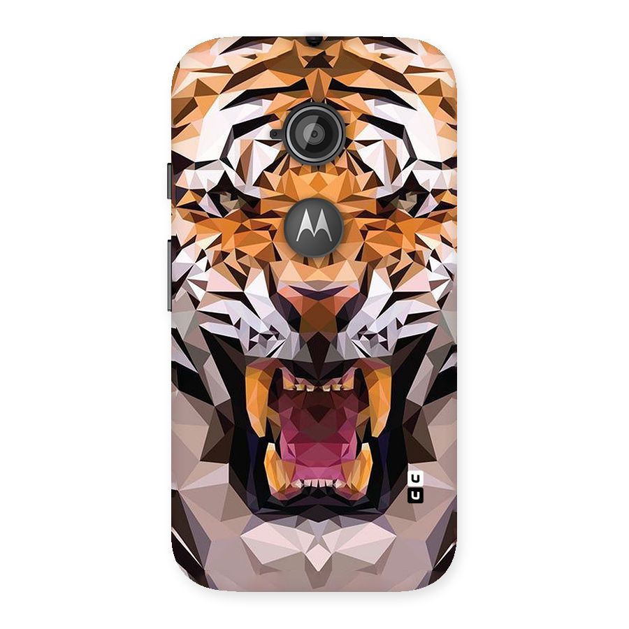 Tiger Abstract Art Back Case for Moto E 2nd Gen