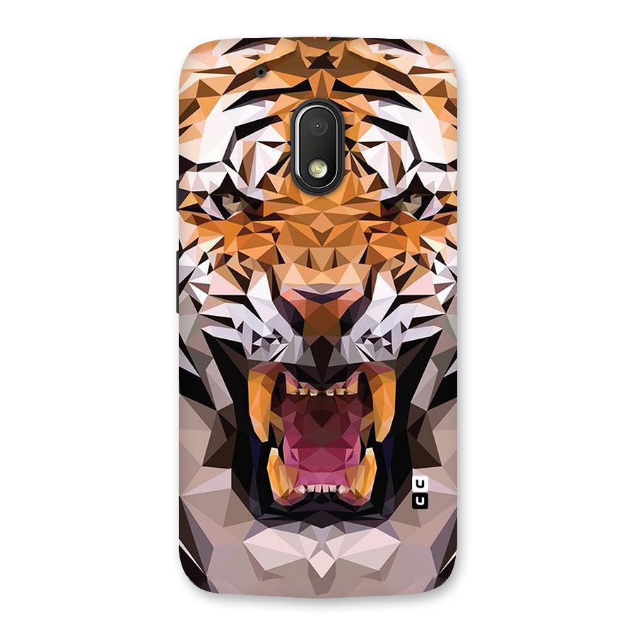 Tiger Abstract Art Back Case for Moto G4 Play