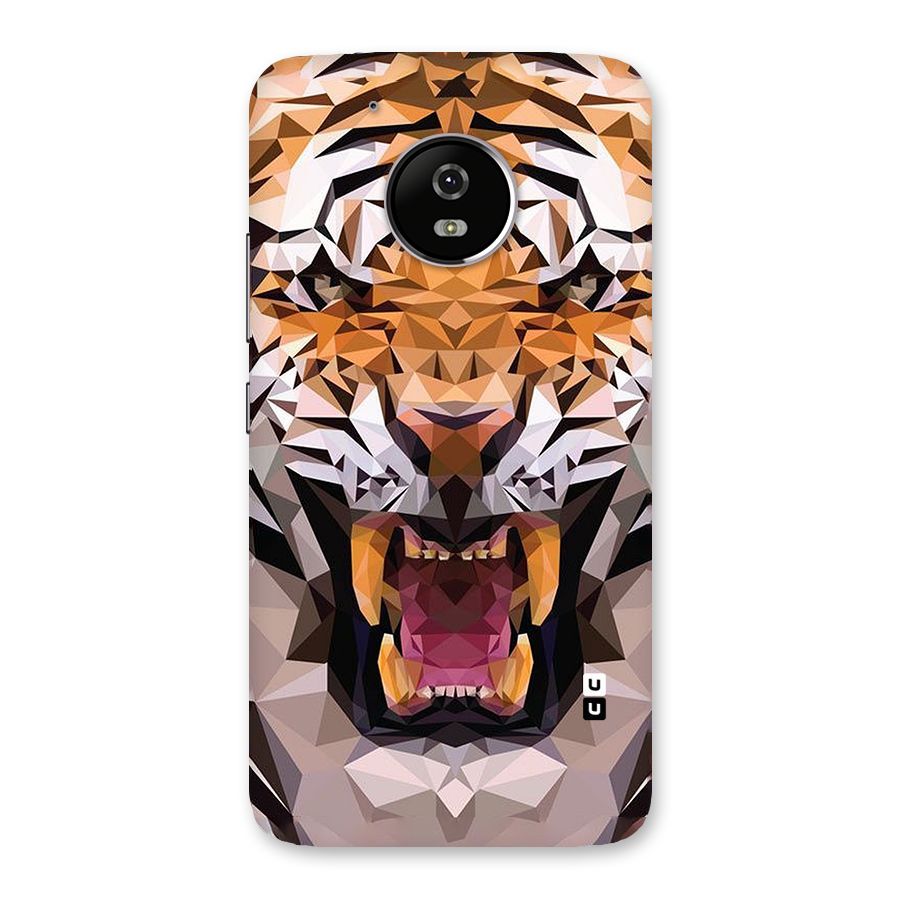 Tiger Abstract Art Back Case for Moto G5
