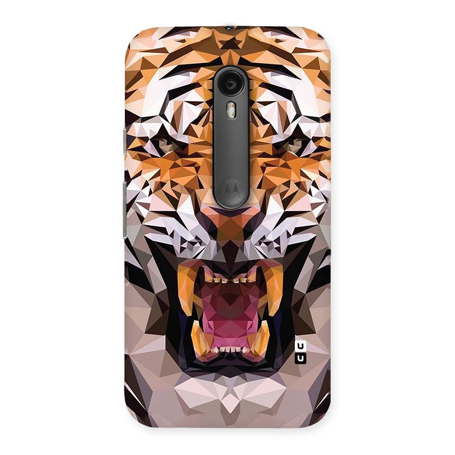 Tiger Abstract Art Back Case for Moto G Turbo
