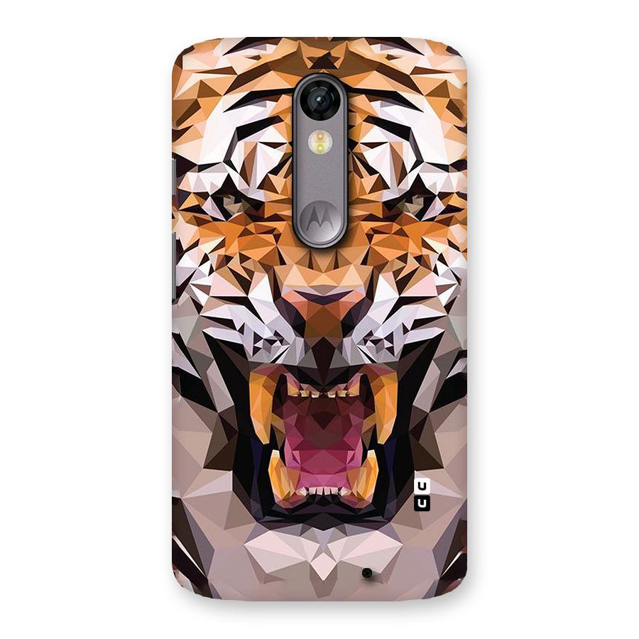 Tiger Abstract Art Back Case for Moto X Force