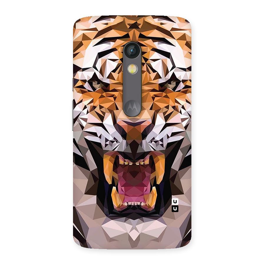 Tiger Abstract Art Back Case for Moto X Play