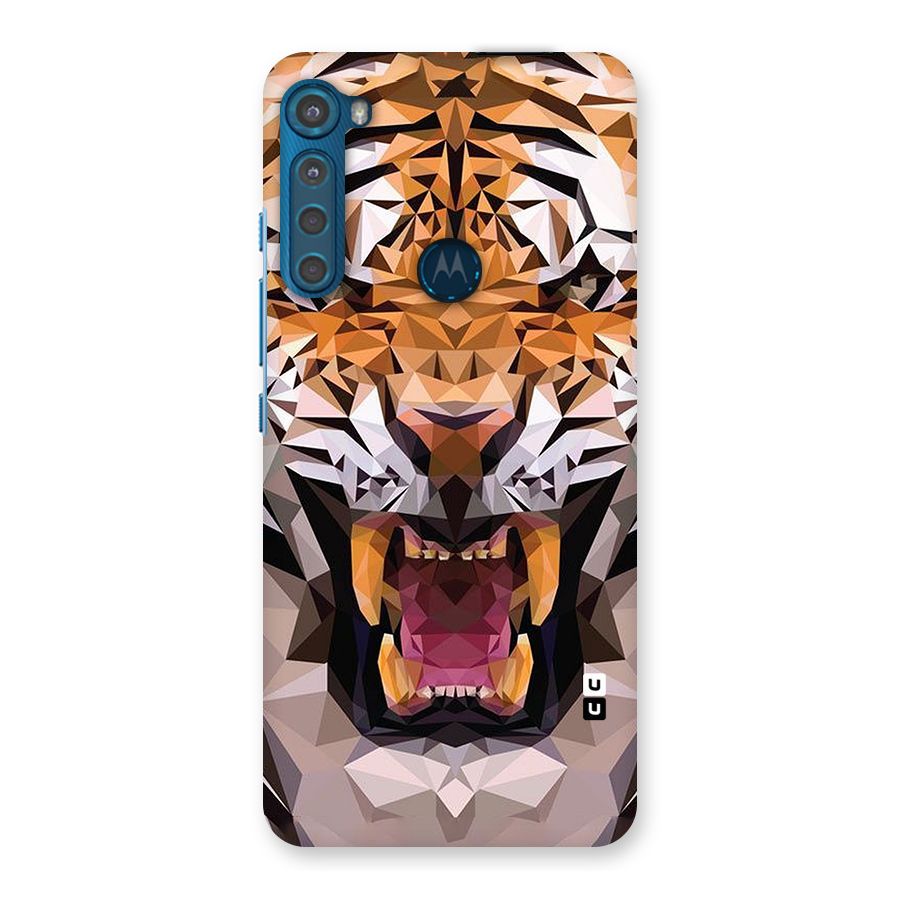Tiger Abstract Art Back Case for Motorola One Fusion Plus