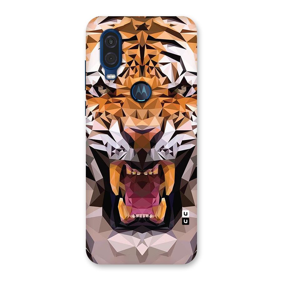 Tiger Abstract Art Back Case for Motorola One Vision