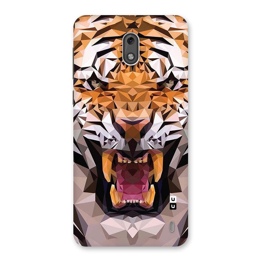 Tiger Abstract Art Back Case for Nokia 2