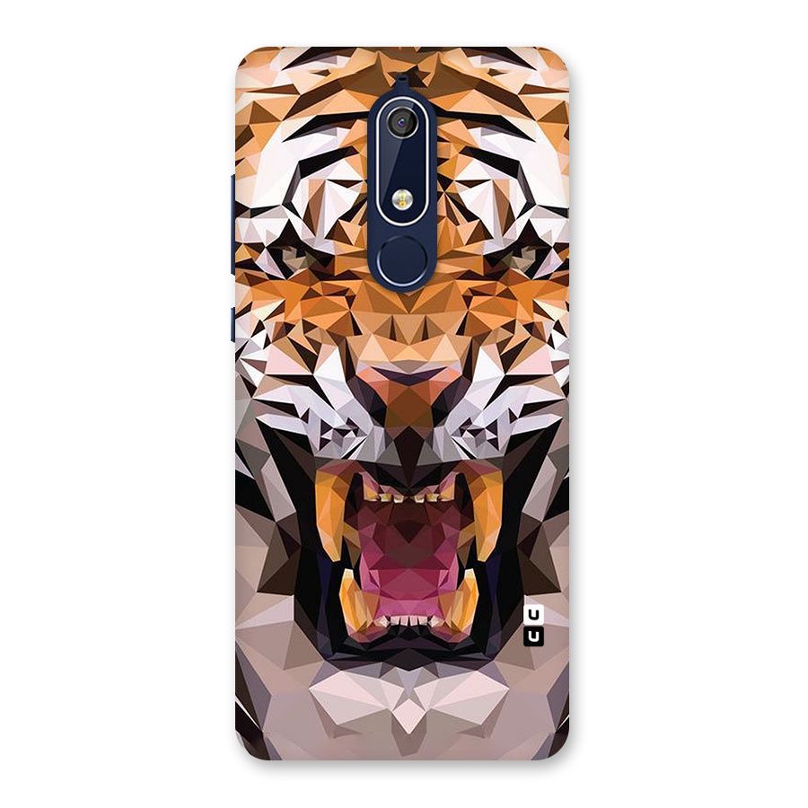 Tiger Abstract Art Back Case for Nokia 5.1