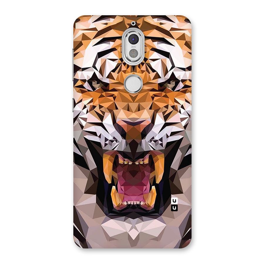 Tiger Abstract Art Back Case for Nokia 7