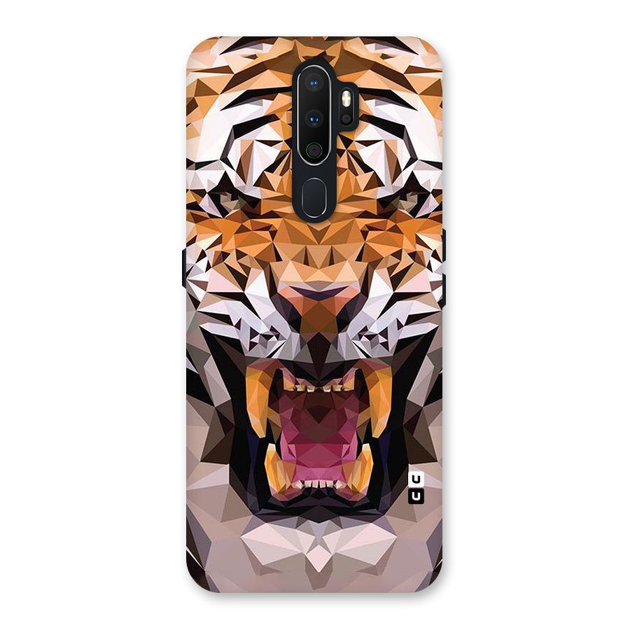 Tiger Abstract Art Back Case for Oppo A5 (2020)