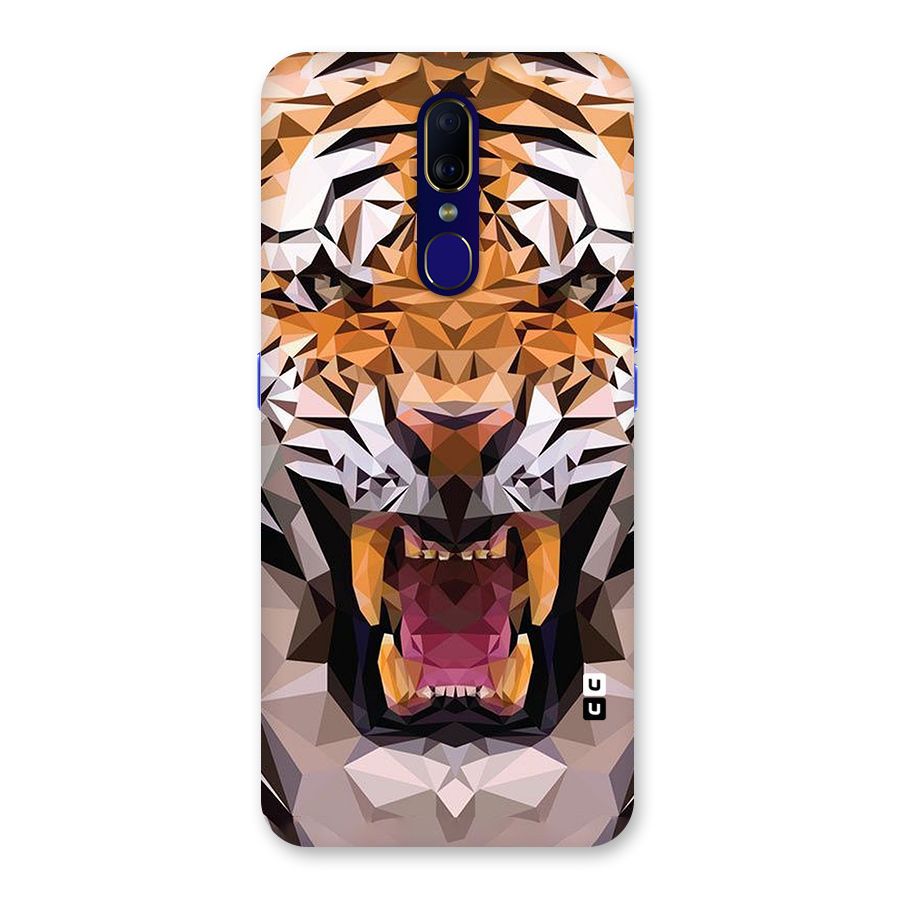 Tiger Abstract Art Back Case for Oppo F11