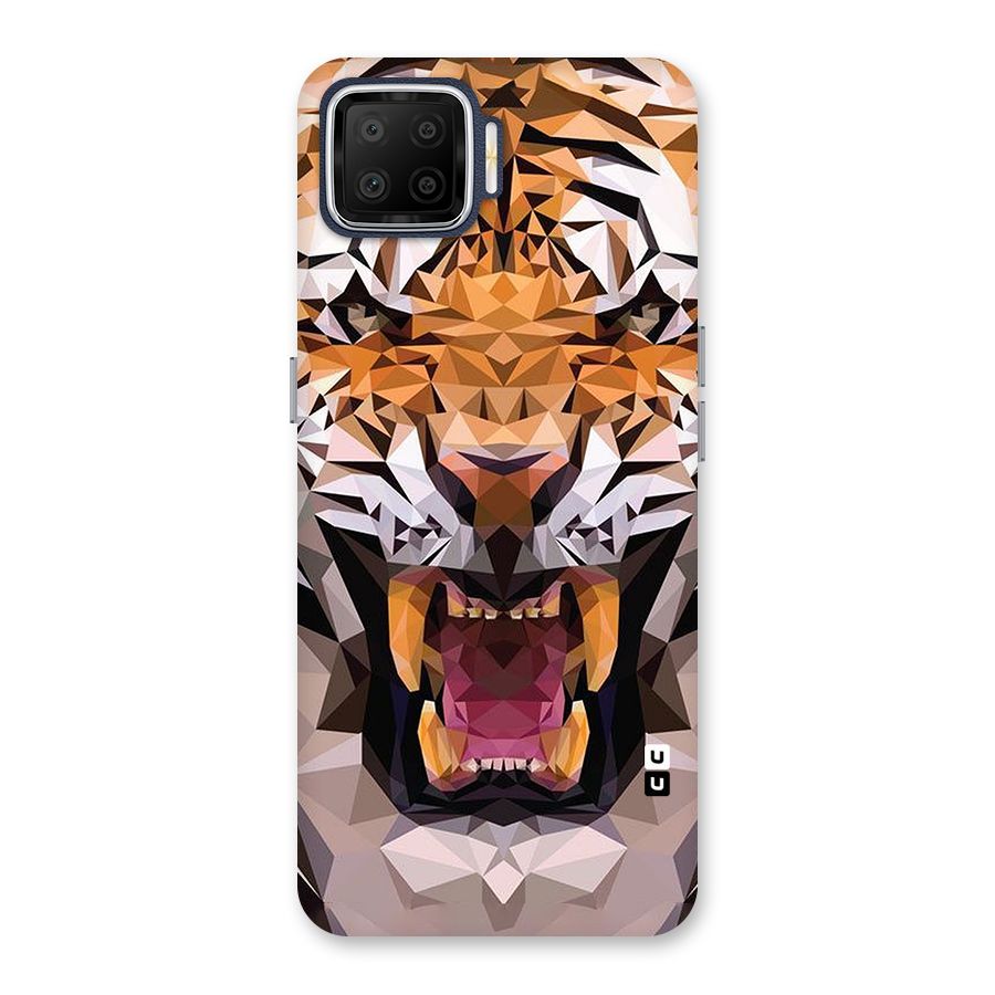 Tiger Abstract Art Back Case for Oppo F17
