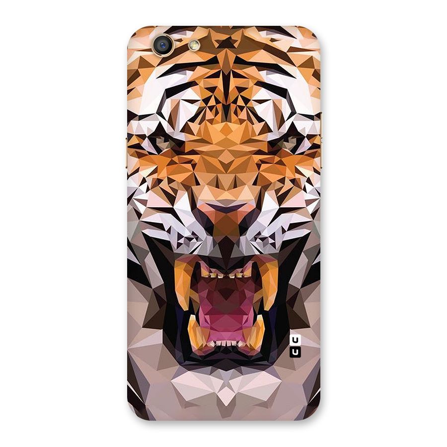 Tiger Abstract Art Back Case for Oppo F3