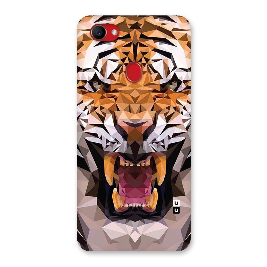 Tiger Abstract Art Back Case for Oppo F7