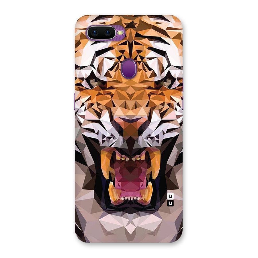 Tiger Abstract Art Back Case for Oppo F9