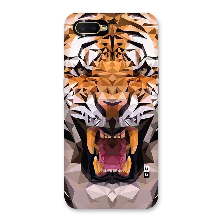Tiger Abstract Art Back Case for Oppo K1