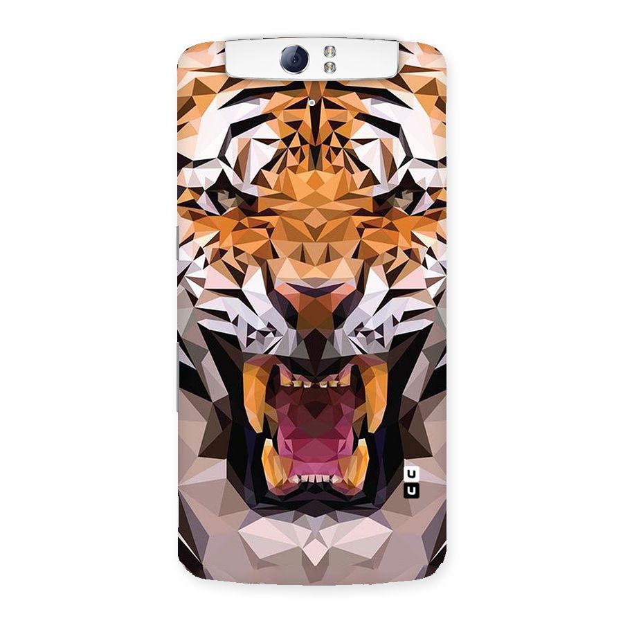 Tiger Abstract Art Back Case for Oppo N1