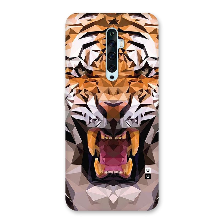 Tiger Abstract Art Back Case for Oppo Reno2 F