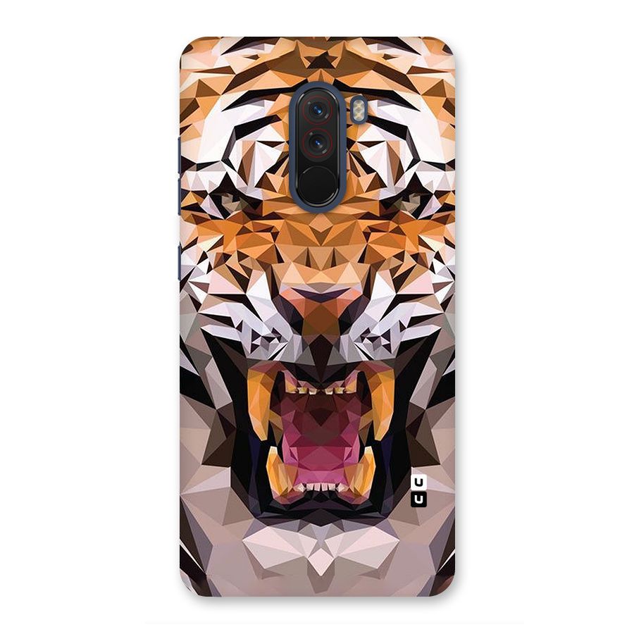 Tiger Abstract Art Back Case for Poco F1