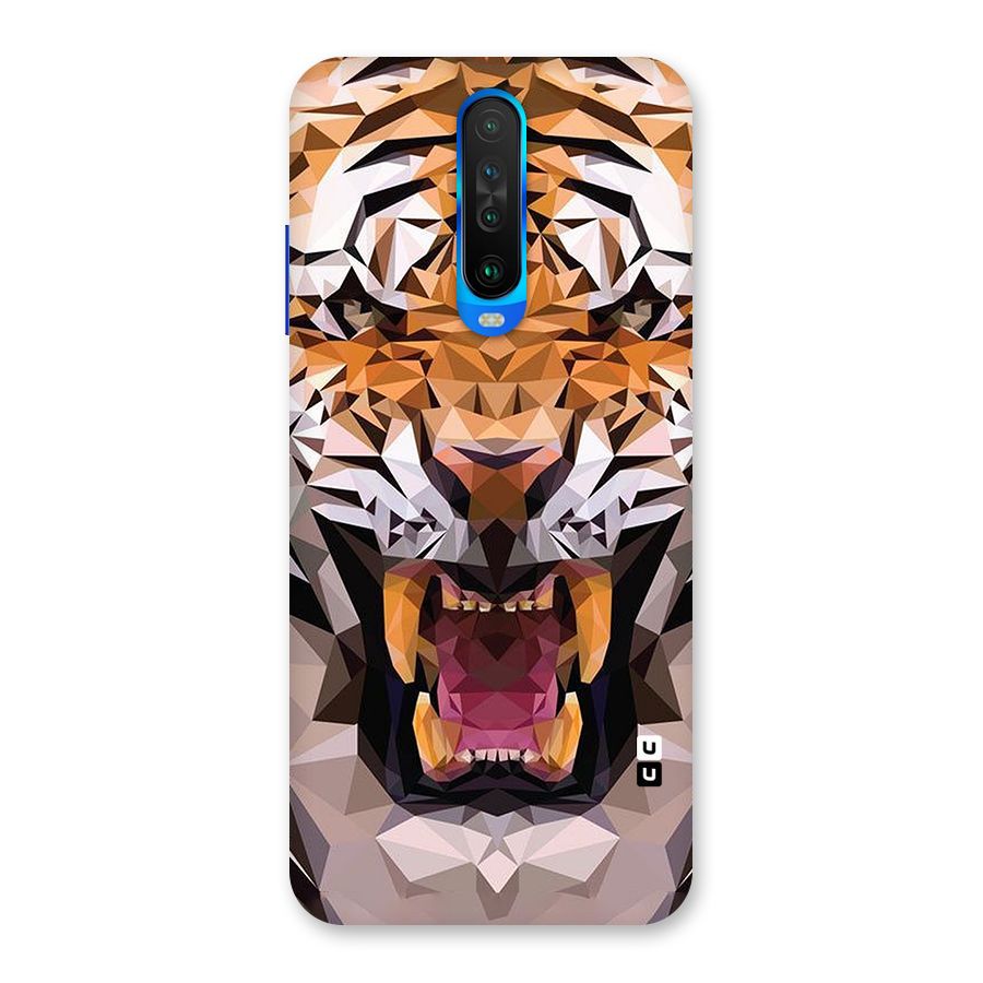 Tiger Abstract Art Back Case for Poco X2