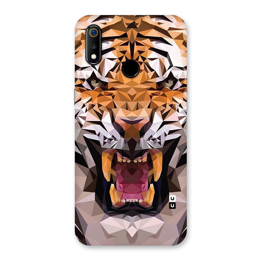 Tiger Abstract Art Back Case for Realme 3