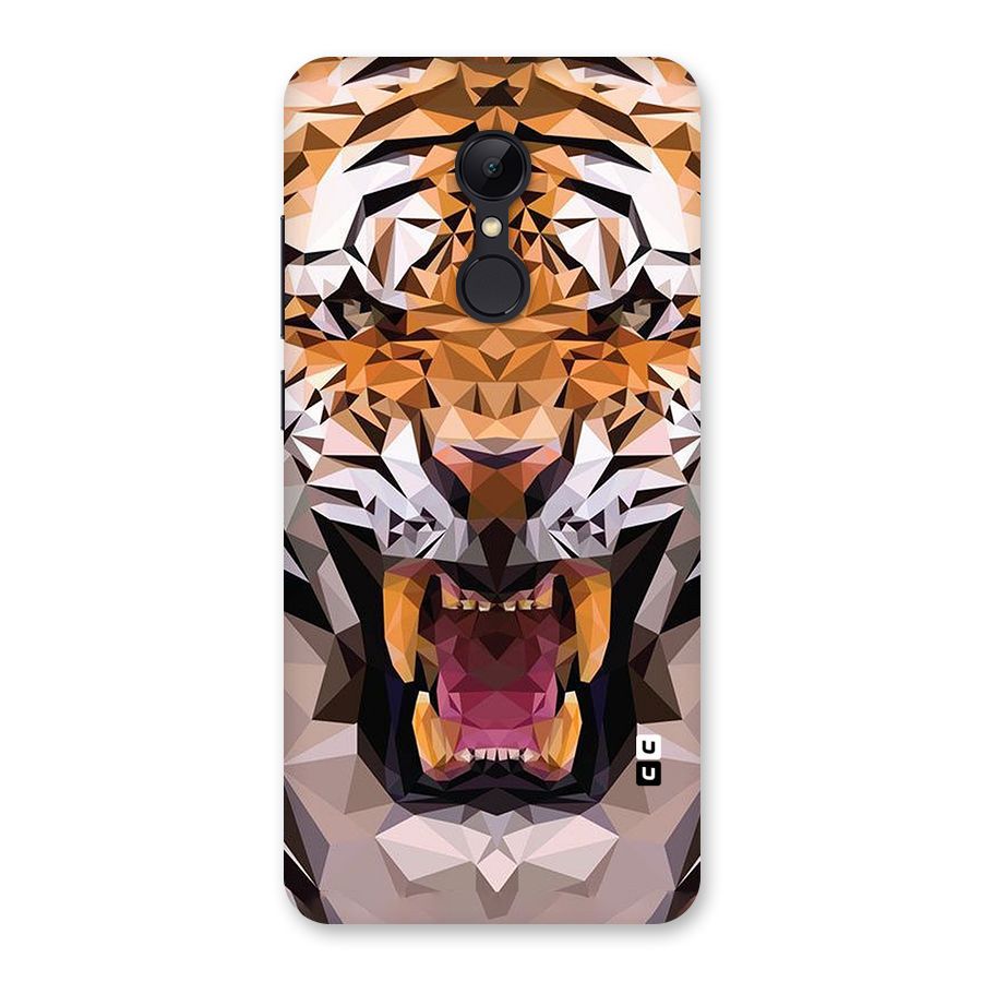 Tiger Abstract Art Back Case for Redmi 5