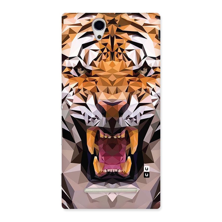 Tiger Abstract Art Back Case for Sony Xperia C3