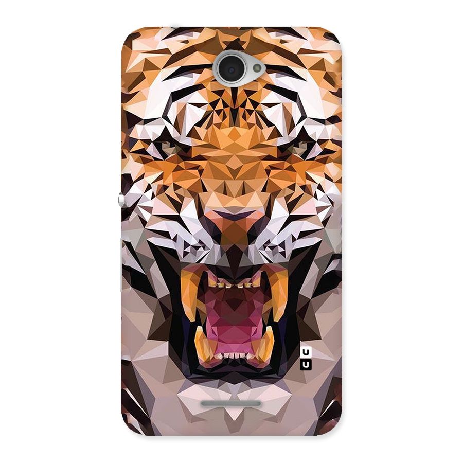 Tiger Abstract Art Back Case for Sony Xperia E4