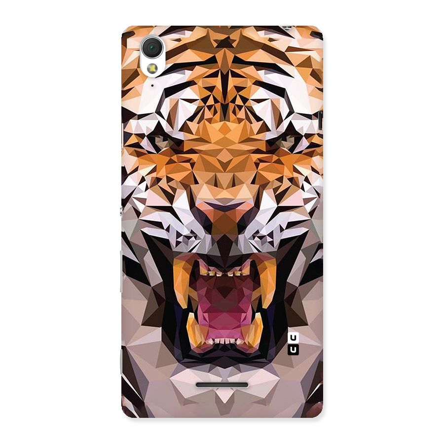 Tiger Abstract Art Back Case for Sony Xperia T3