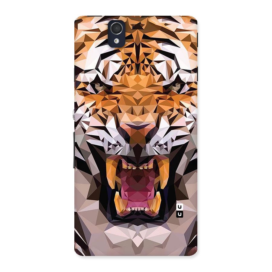 Tiger Abstract Art Back Case for Sony Xperia Z