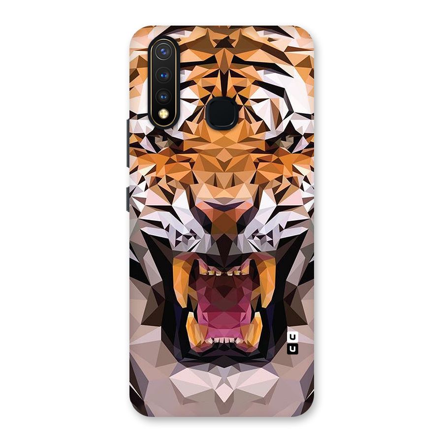 Tiger Abstract Art Back Case for Vivo U20
