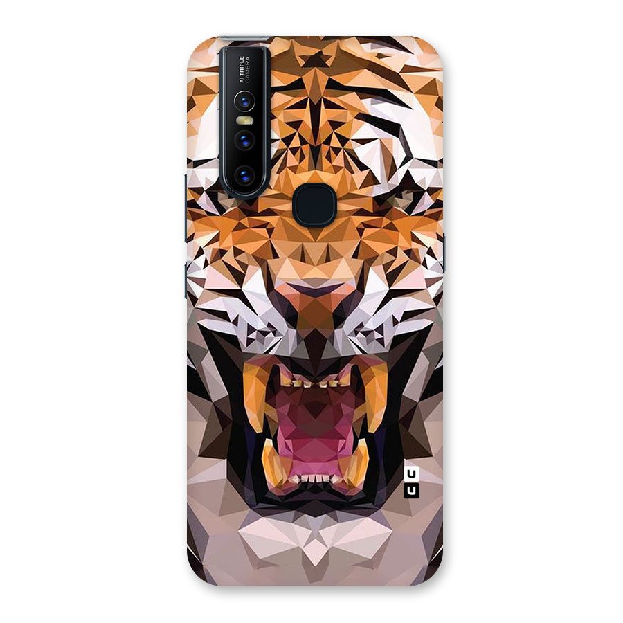 Tiger Abstract Art Back Case for Vivo V15