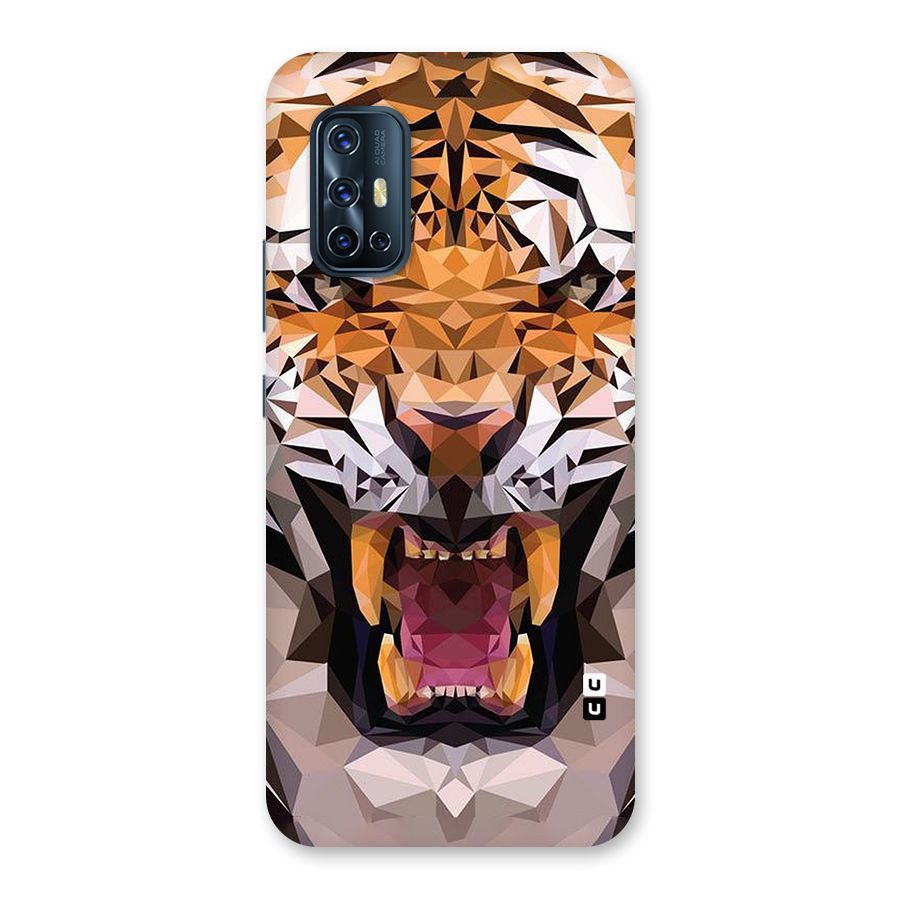 Tiger Abstract Art Back Case for Vivo V17