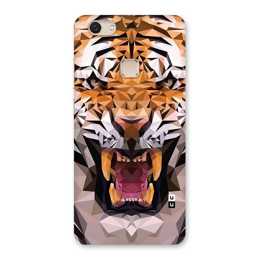 Tiger Abstract Art Back Case for Vivo V7