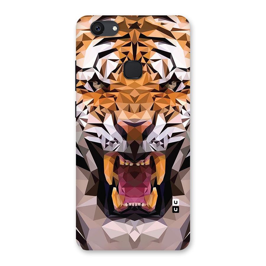 Tiger Abstract Art Back Case for Vivo V7 Plus