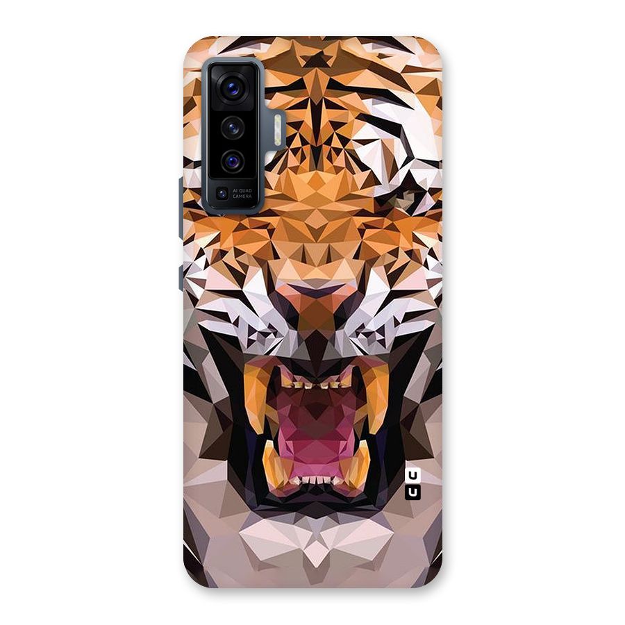 Tiger Abstract Art Back Case for Vivo X50