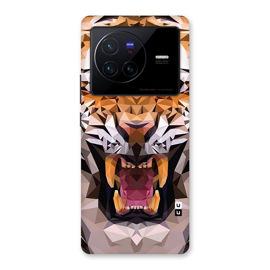Tiger Abstract Art Back Case for Vivo X80
