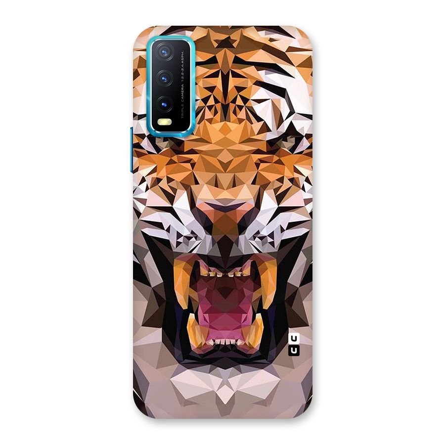 Tiger Abstract Art Back Case for Vivo Y20A