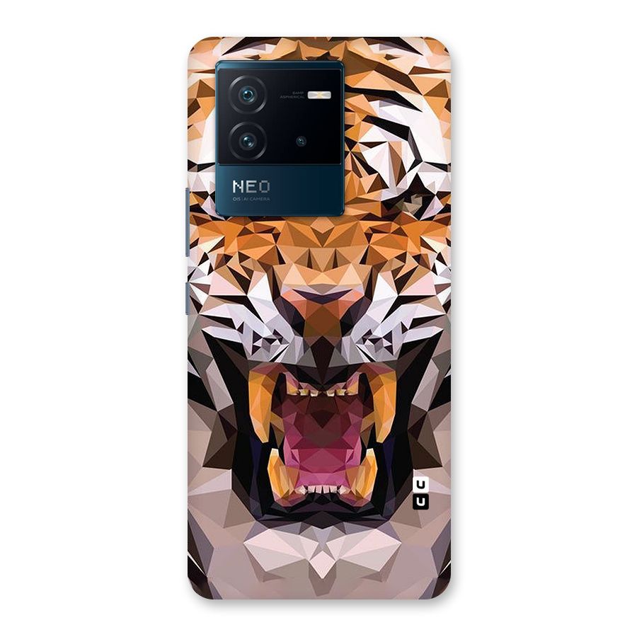 Tiger Abstract Art Back Case for Vivo iQOO Neo 6 5G