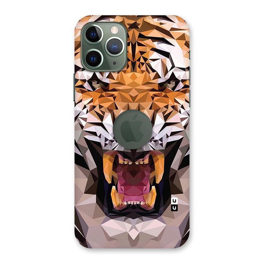 Tiger Abstract Art Back Case for iPhone 11 Pro Logo  Cut