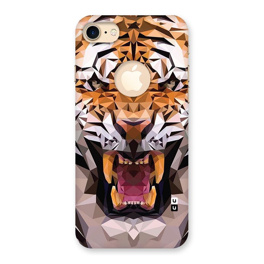 Tiger Abstract Art Back Case for iPhone 7 Logo Cut