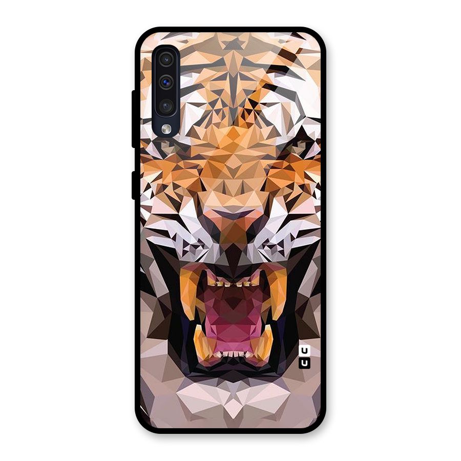 Tiger Abstract Art Glass Back Case for Galaxy A50