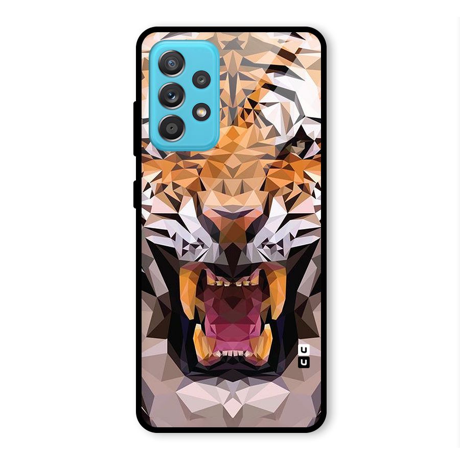 Tiger Abstract Art Glass Back Case for Galaxy A52s 5G