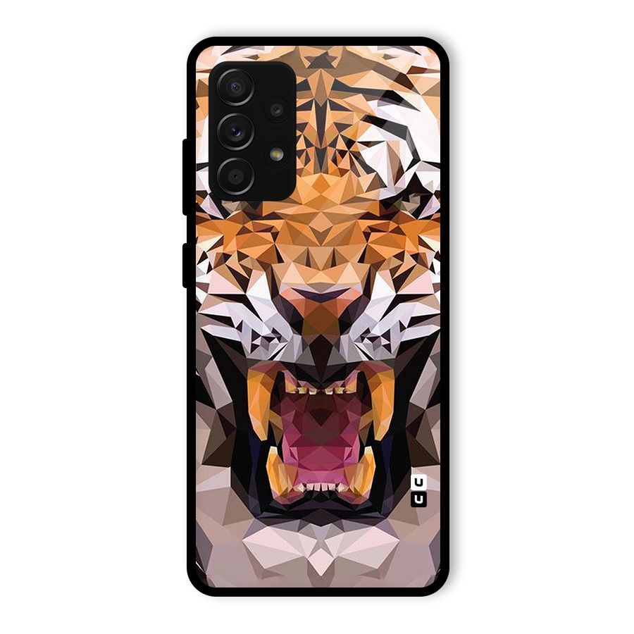Tiger Abstract Art Glass Back Case for Galaxy A53 5G