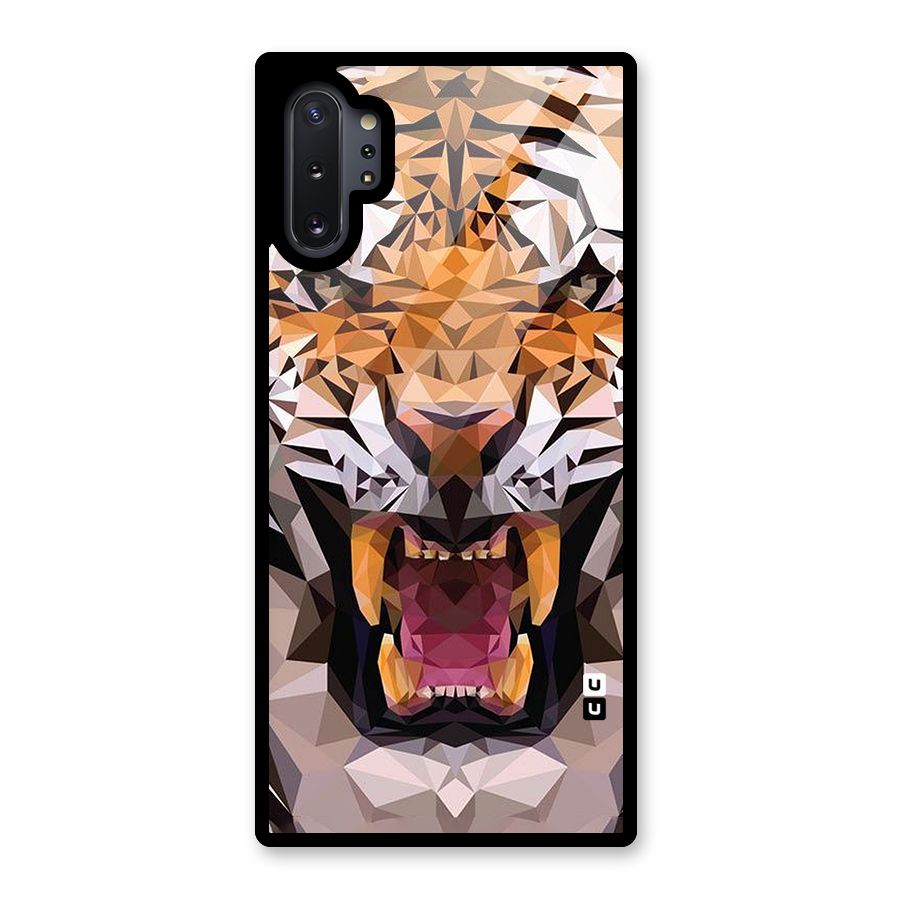 Tiger Abstract Art Glass Back Case for Galaxy Note 10 Plus