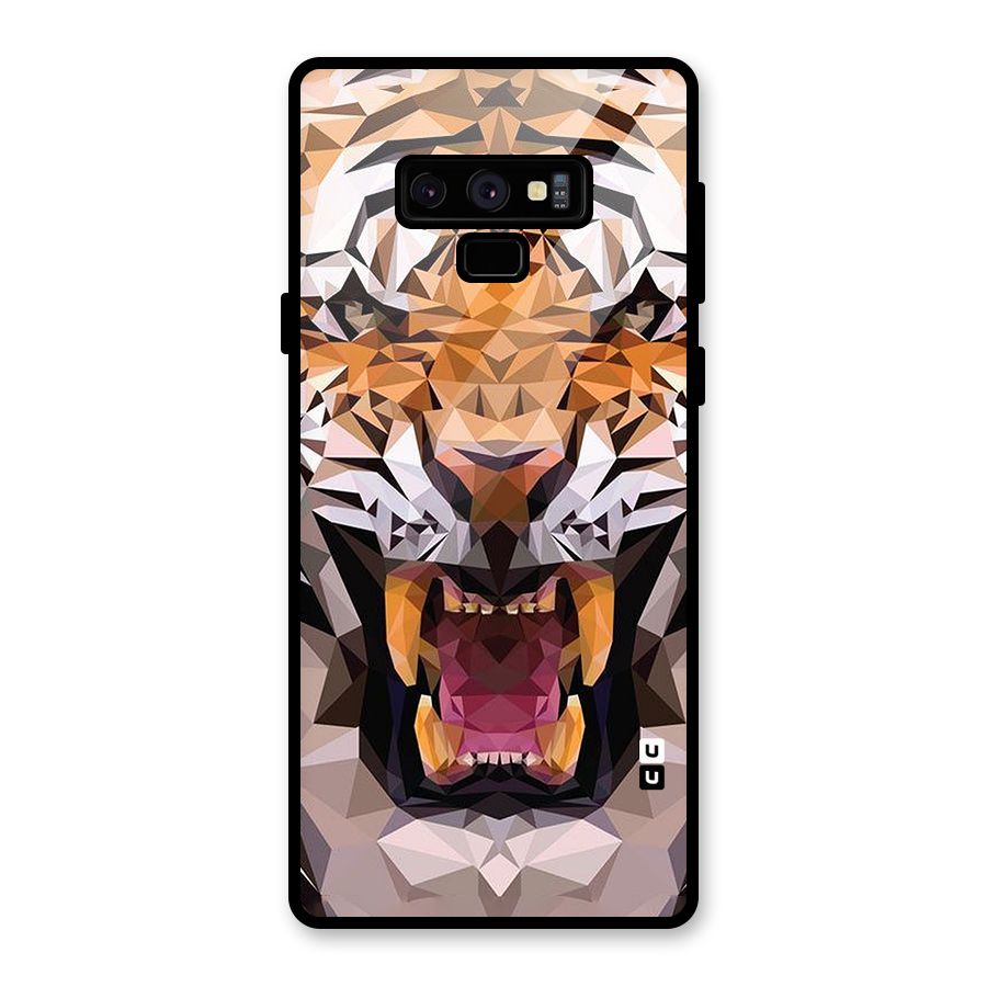 Tiger Abstract Art Glass Back Case for Galaxy Note 9